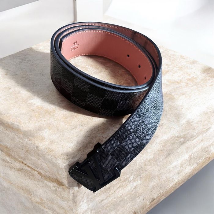 Pasek męski Louis Vuitton czarny