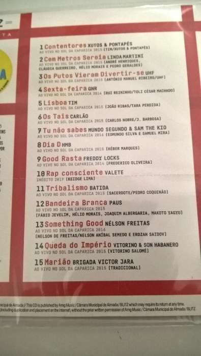 Ao vivo no Sol da Caparica (Portes incluídos)