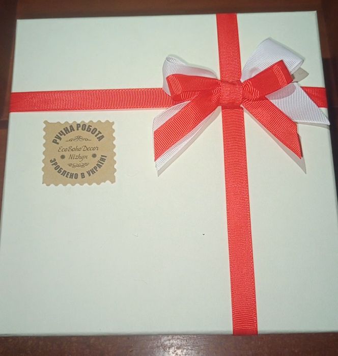 Традиційний весільний український віночок (білий віск/парафін)