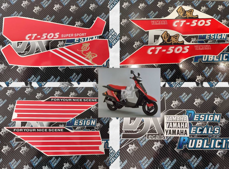 Autocolantes para 1991 Yamaha CT 50S