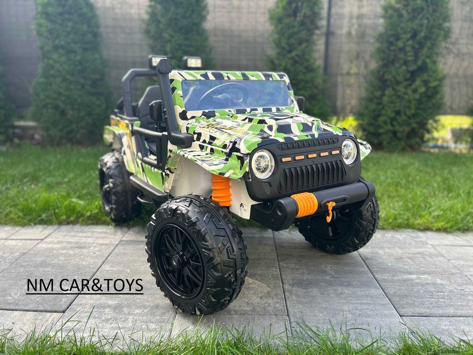 udźwig 100kg  Auto na akumulator 4x4 180W lakier Pojazd Samochód Pilot