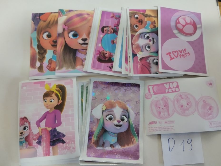 (D3) Cromos de 8 coleções