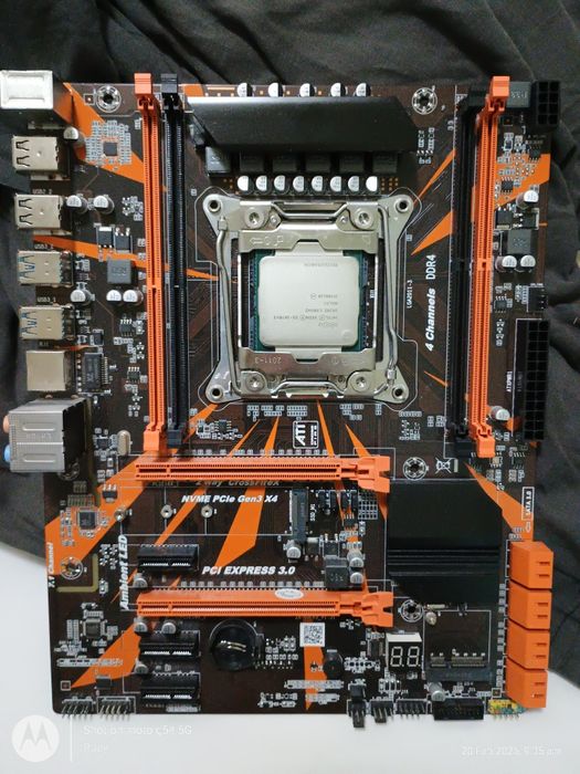 Conjunto X99 + Intel Xeon E5-2678 V3 12-Core CPU – Quad DDR4 NVMe