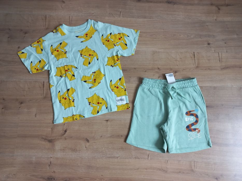 Koszulka cool club spodenki h&m 128
