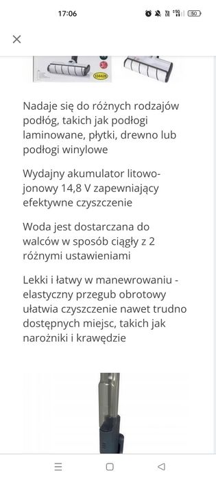 Mop bezprzewodowy Silver Crest