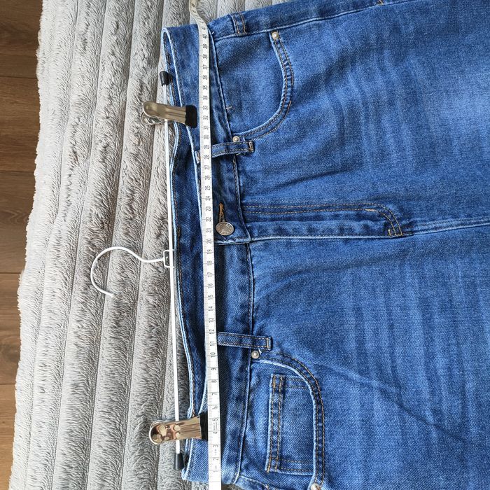 Джинсова спідниця. Спідниця міді з розрізом. Крута якість