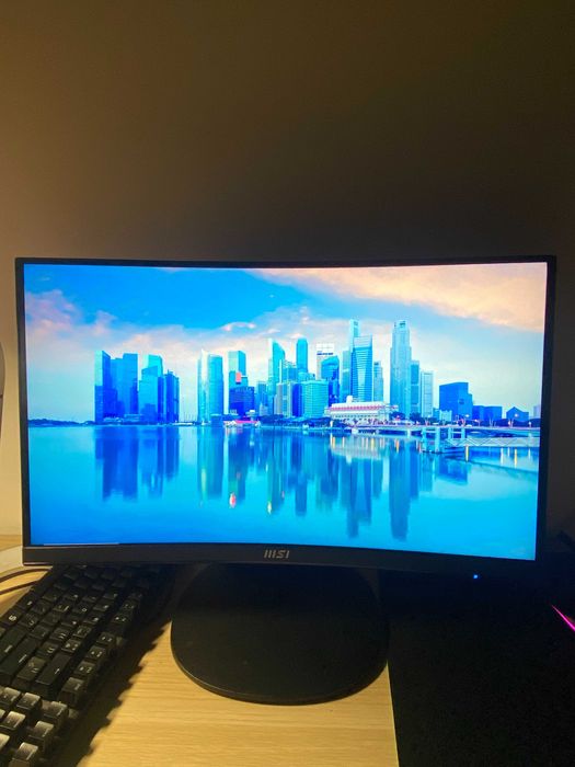 Monitor LED MSI PRO MP2412C 24 CALE FULL HD va 100Hz 4ms gtg + kabel zasilajacy i hdmi