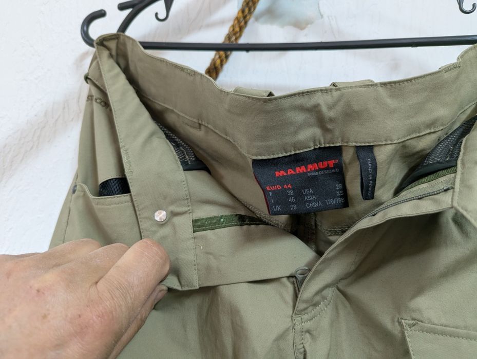 Штани Mammut storm cotton EU/D 44, XS, 170/78B.