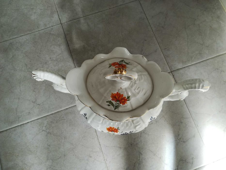 Conjunto de Terina com prato antiga