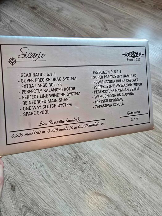 Kołowrotek spinningowy Mikado Sicario 2007 fd