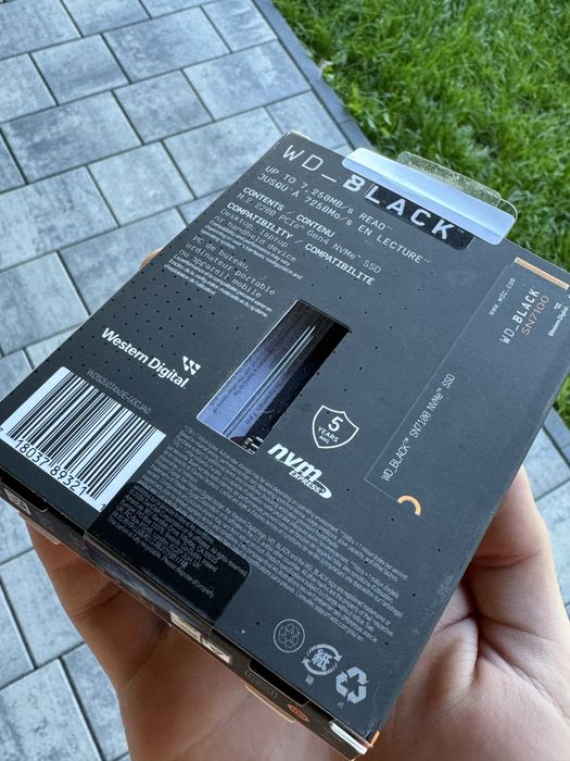 dyski m2 nvme WD Black sn7100 2tb/500gb; 5 letnia gwarancja