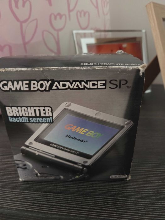 Gameboy Advance SP AGS 101 Graphite Komplet