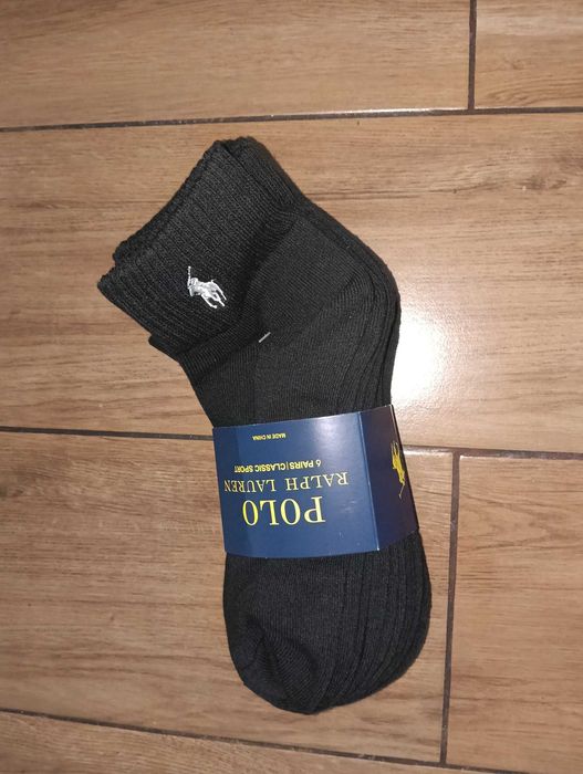 Ralph Lauren nowe oryginalne skarpety 6 par rozm. z met. 6-12