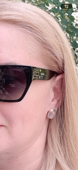 Срібний комплект з рожевим кварцем!