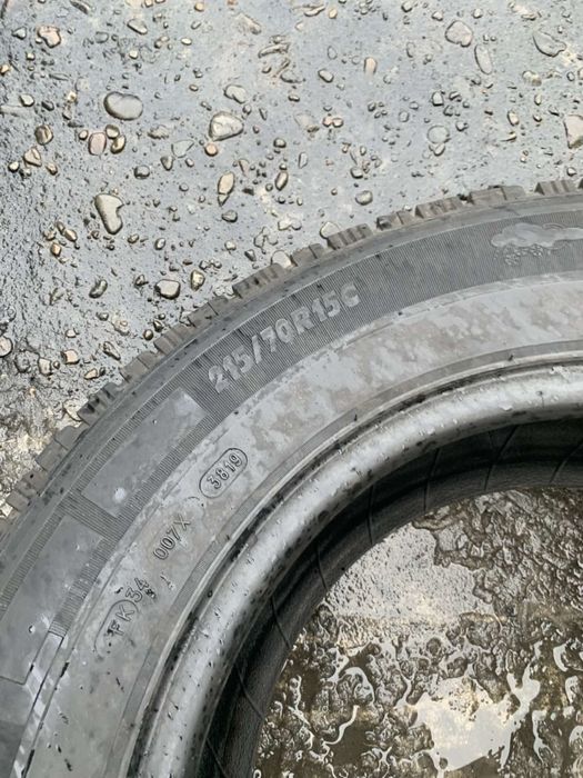 Шини 215/70 R15C пара Michelin  зима, 5,8мм 215 70 15C