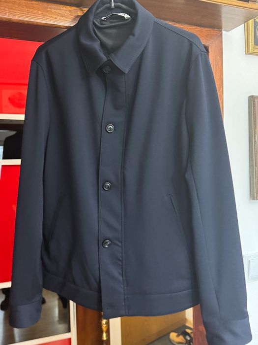 Elegencka bluza męska granatowa Zara