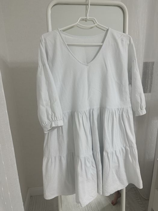 Сукня Zara  Натуральний льон 100% оверсайн .
