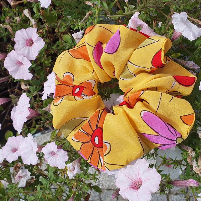 Scrunchie jedwabne