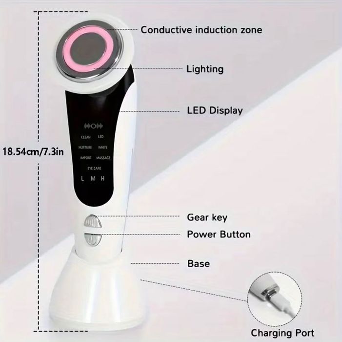 Masażer do twarzy elektryczny