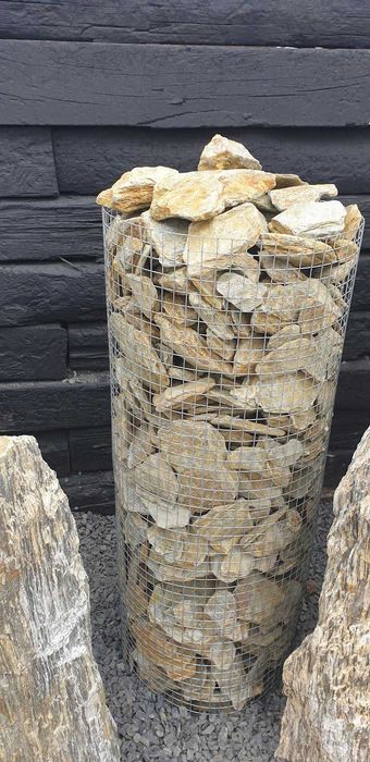 Kamień gabionowy Łupek Moon Stone 63 mm gabion kamień ozdobny ogrodzen