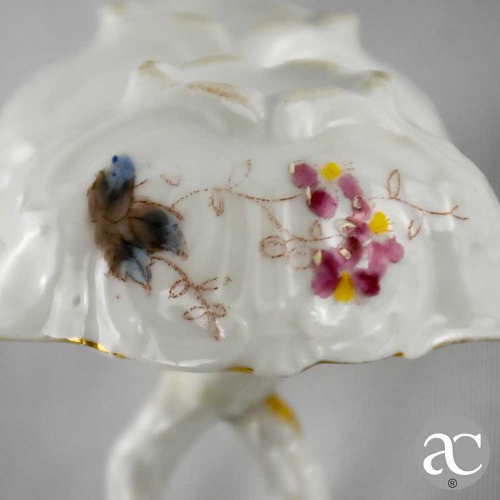 Especieiro / Saleiro de mesa em porcelana europeia, séc. XIX