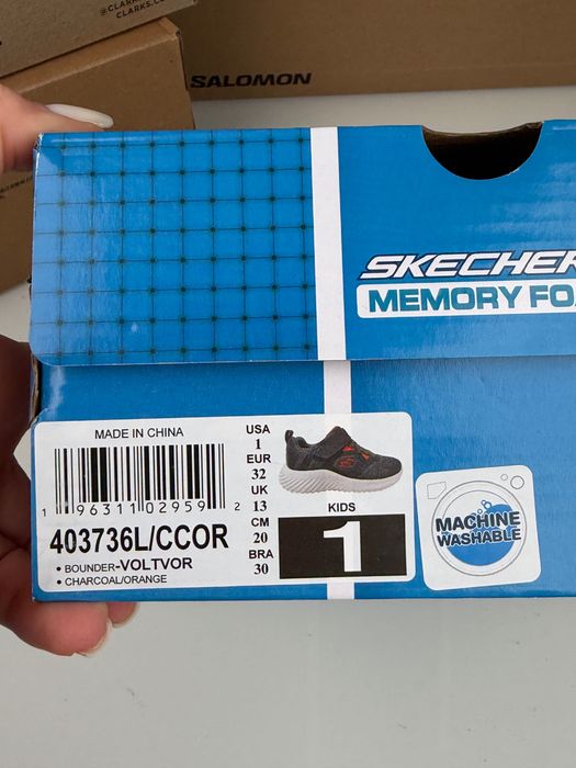Детские кроссовки на липучках Skechers BOUNDER 27/28/30/31/32/33р
