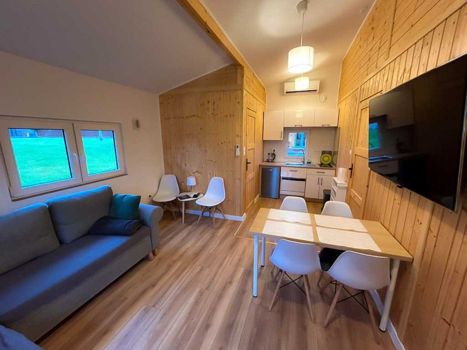 Sauna, balia, Domek całoroczny Rokitki - "Ania"  6 osobowy
