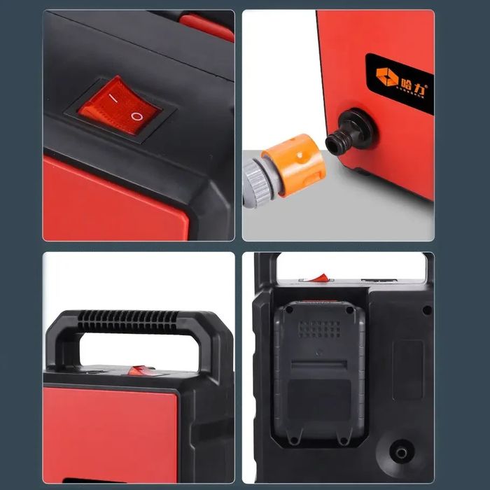 Аккумуляторная помпа для воды с, распылителем и шлангом