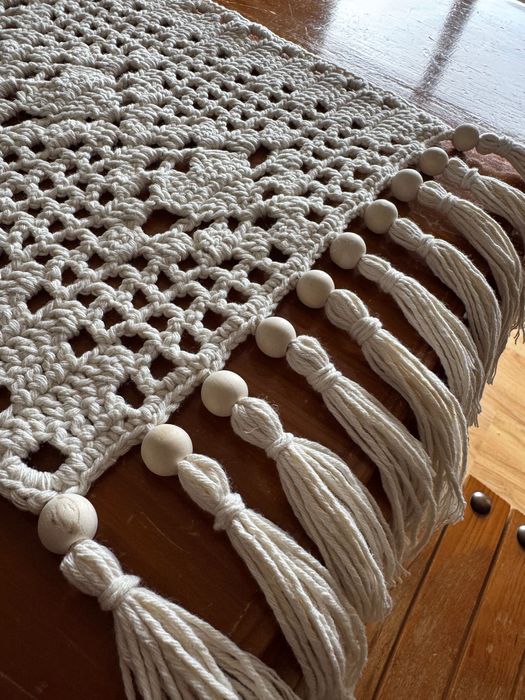 Trilho de mesa croche