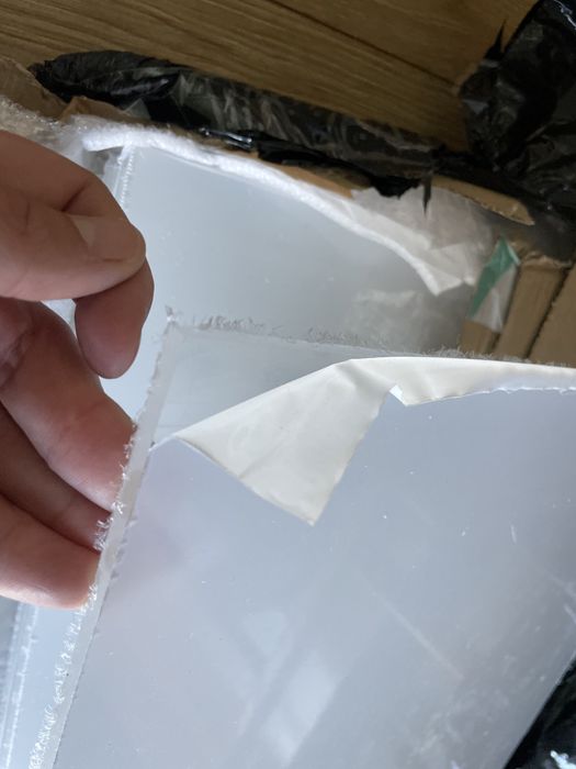 Pleksa pleksi pcv półki 910x415 6mm bezbarwme
