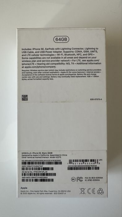 iPhone SE 2020 64 gb