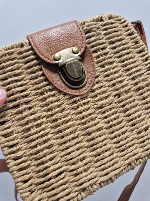 Torebka pleciona koszyczek