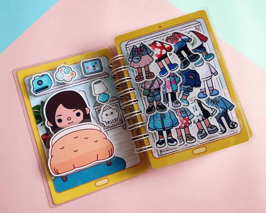 My house Toca Boca Mój domek Toca Boca książeczka z elementami na rzep