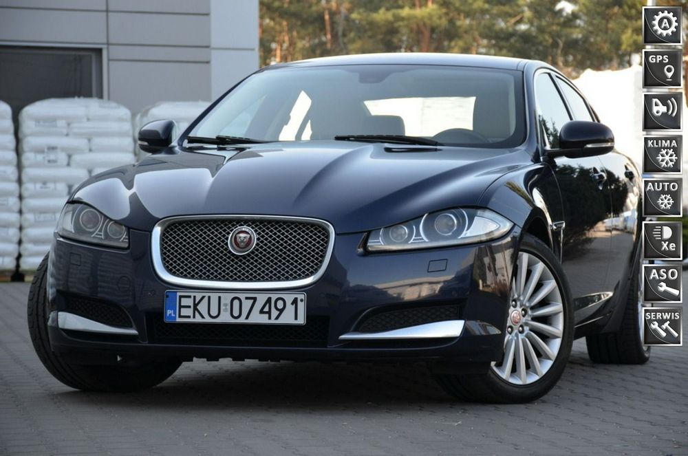 Jaguar XF SUPER STAN  2.2D 190KM Lift Serwis Jasna skóra LED Kamera Navi PDC
