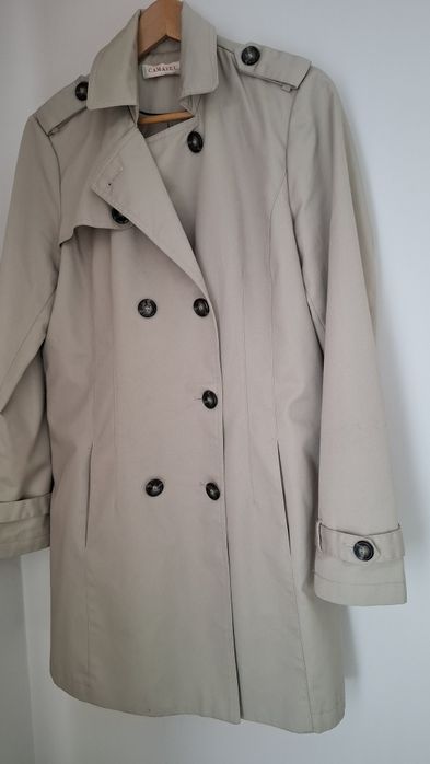 Płaszcz wiosenny damski trencz 42 XL camaieu