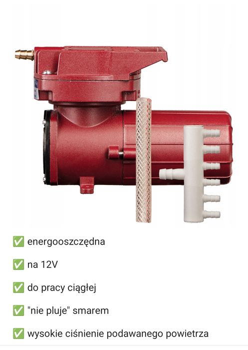 Pompa powietrza do pracy ciągłej .12V.3000L/h