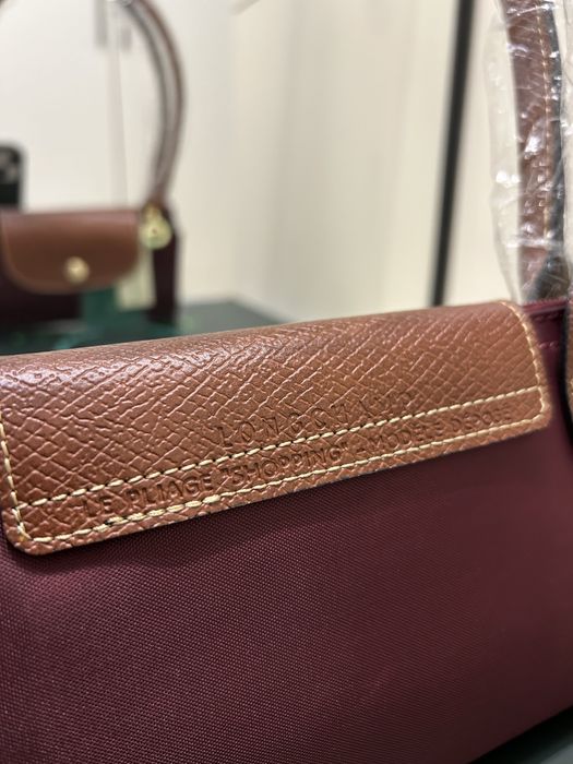 Torebka Longchamp burgundowa M