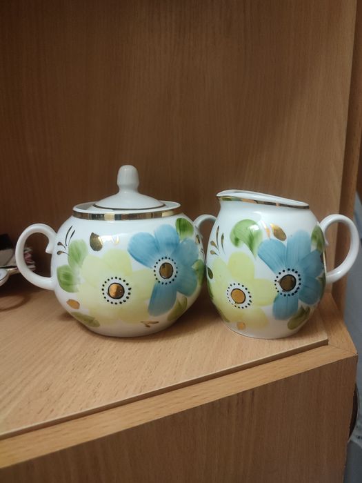 Сервиз Рубин, Самовар Коростень, чайная пара Германия