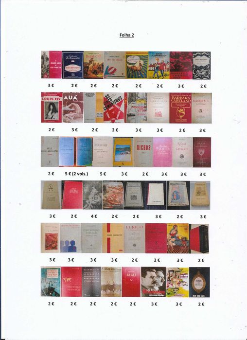 Livros usados e antigos - I