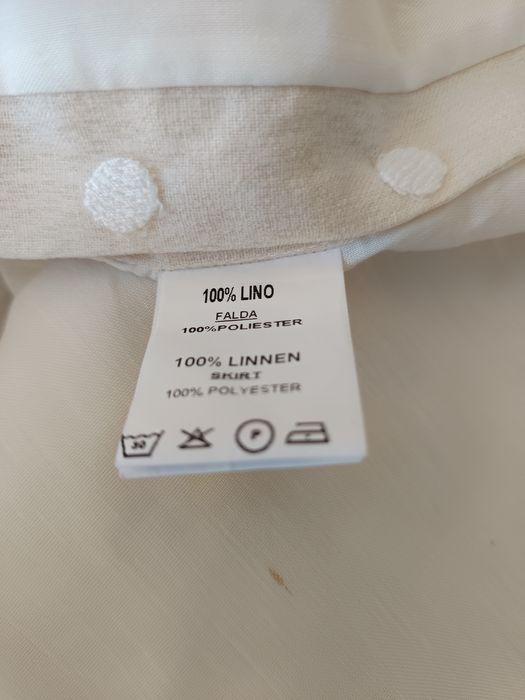 Vestido ,linho , de Batizado "Pilar Batanero"