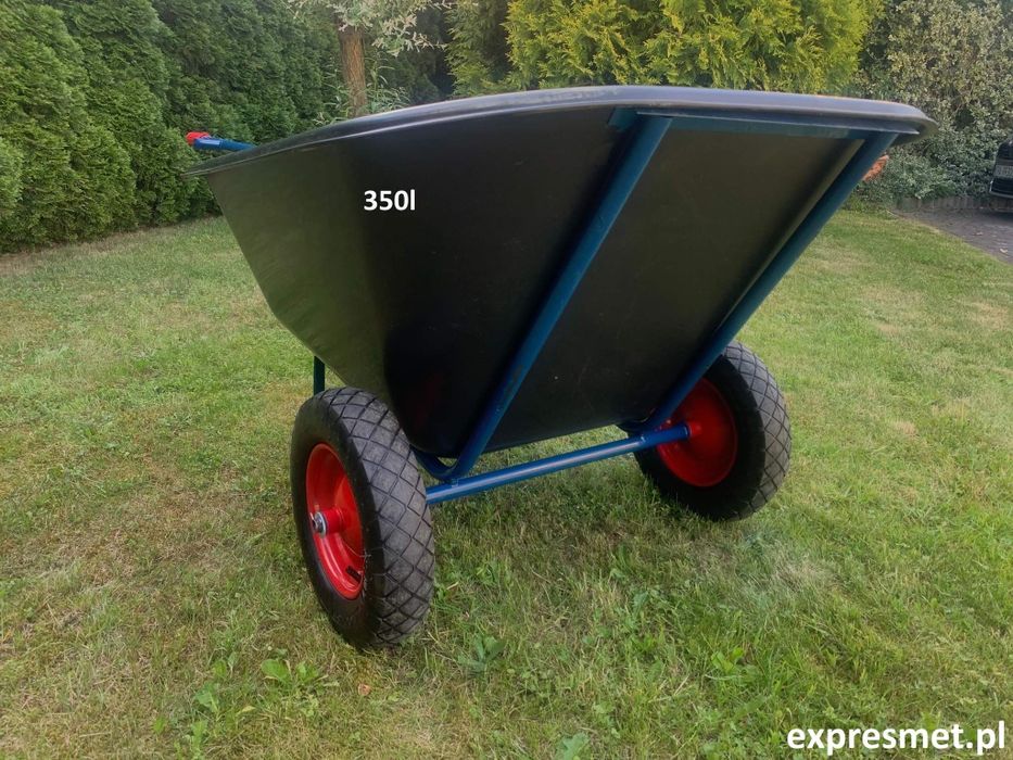 Taczka japonka wózek dwukolowy 350L Promocja!