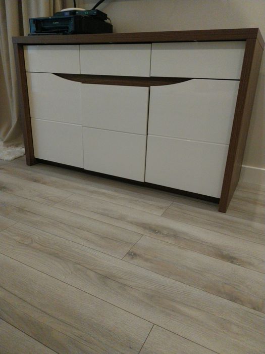 Komoda kokekcja Forte Saint Tropez Dąb Sangallo/Biały połysk