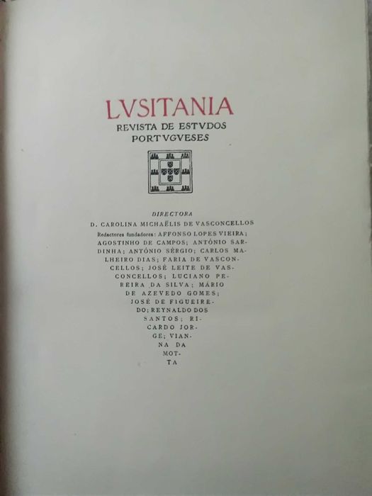 Lusitânia - Revista de Estudos Portugueses (1924 / 1927)