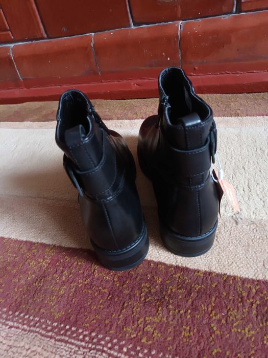 Черевички чорні шкіра  36