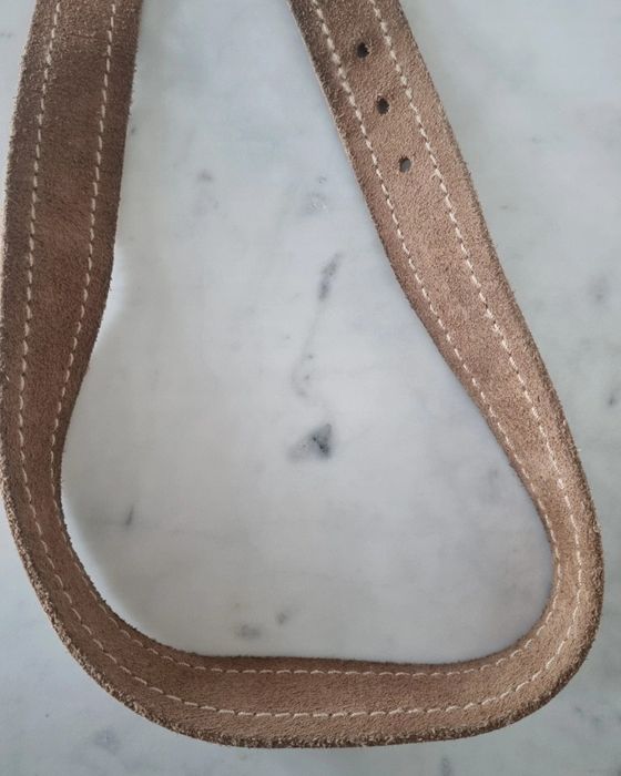 Cinto camel 100% pele de vaca T34-36 da Massimo Dutti