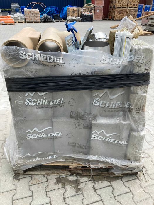 Komin Schiedel Rondo Plus 16+W z pojedynczą wentylacją, wkład ceramiczny fi 160 mm; izolowany, pakiet startowy;