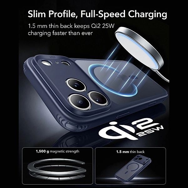 Esr Classic Hybrid Magsafe Iphone 17 Pro Max / 18 Pro Max Frosted Blue