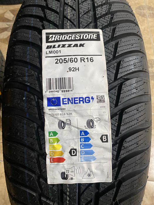 Пара 205/60/16 92Н Bridgestone BLIZZAK LM001