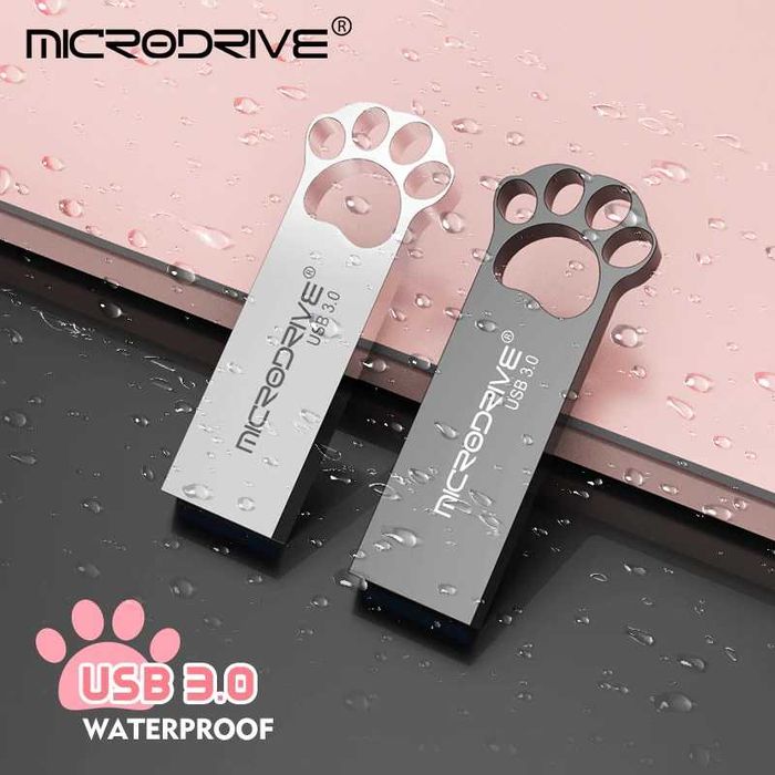 Флешка MicroDrive USB 3.0 64Gb Silver / Black вид 2