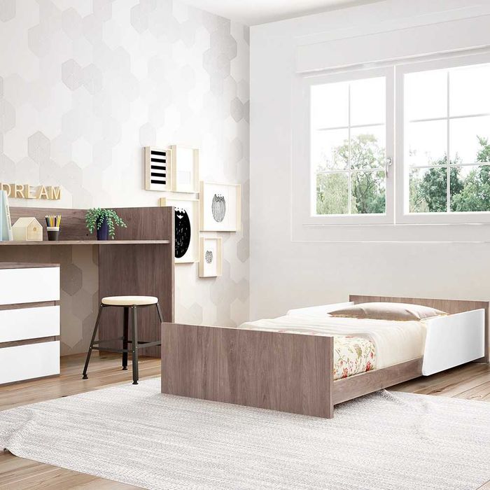 Cama evolutiva TRAMA combi cool (de berço a mobília de quarto)